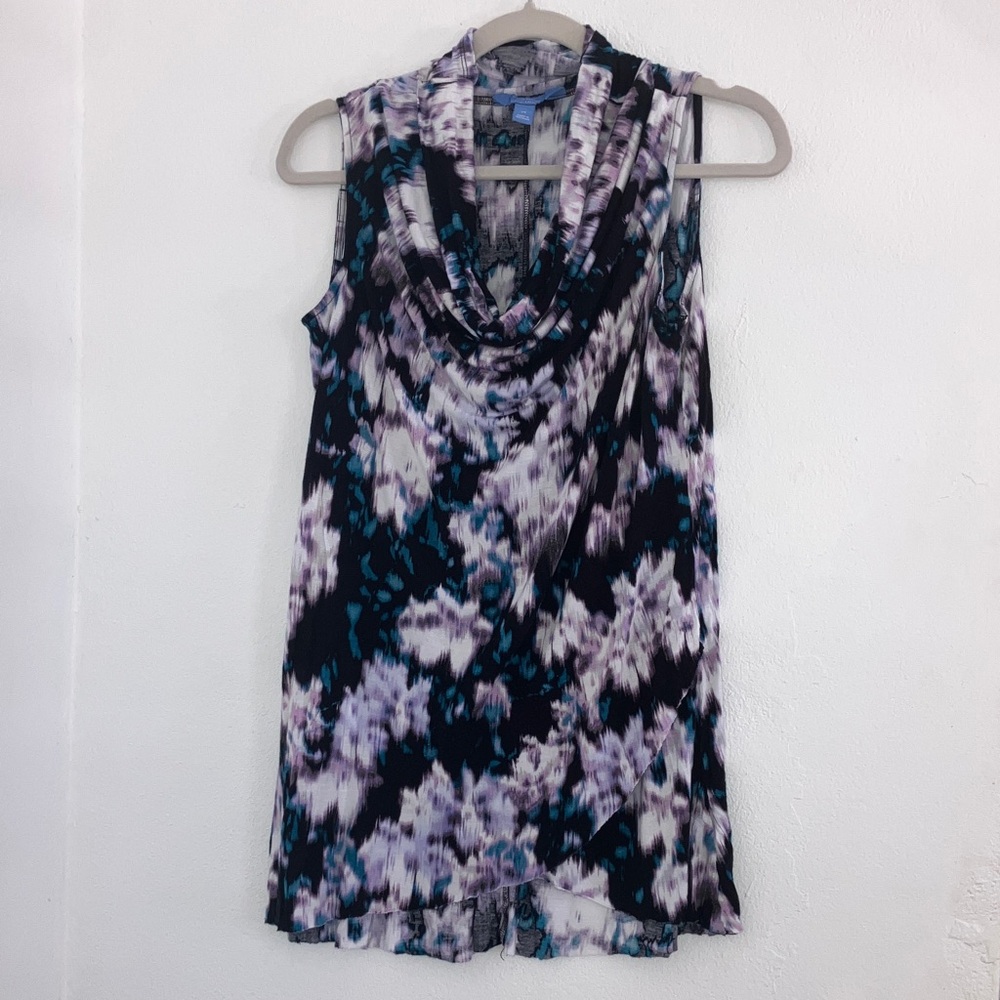 Simply Vera Vera Wang Breathable Sleeveless Cowl Neck Top - Black, Purple, White